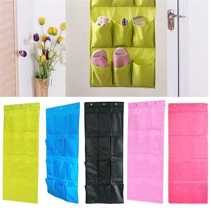 Вместительная подвесная сумка за дверью, органайзер для хранения на стене дома, экономия места