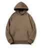 Cross-border European and American fleece loose hooded sweater 220g hoodless rope solid color hoodie men's and women's same sweater