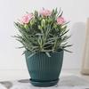 1 Set Good Strong Plastic Plant Container Non-easy Broken Flowerpot for Farm