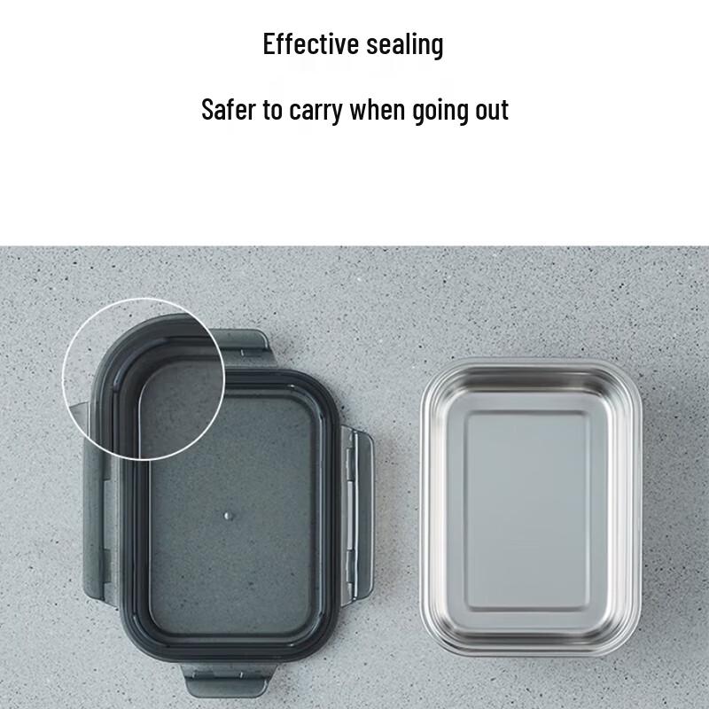 LOCK&LOCK Контейнер для еды из нержавеющей стали, 0,6 л