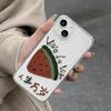 «Прозрачный мягкий чехол Summer Watermelon для iPhone 11/12/13/14/15 Pro Max»