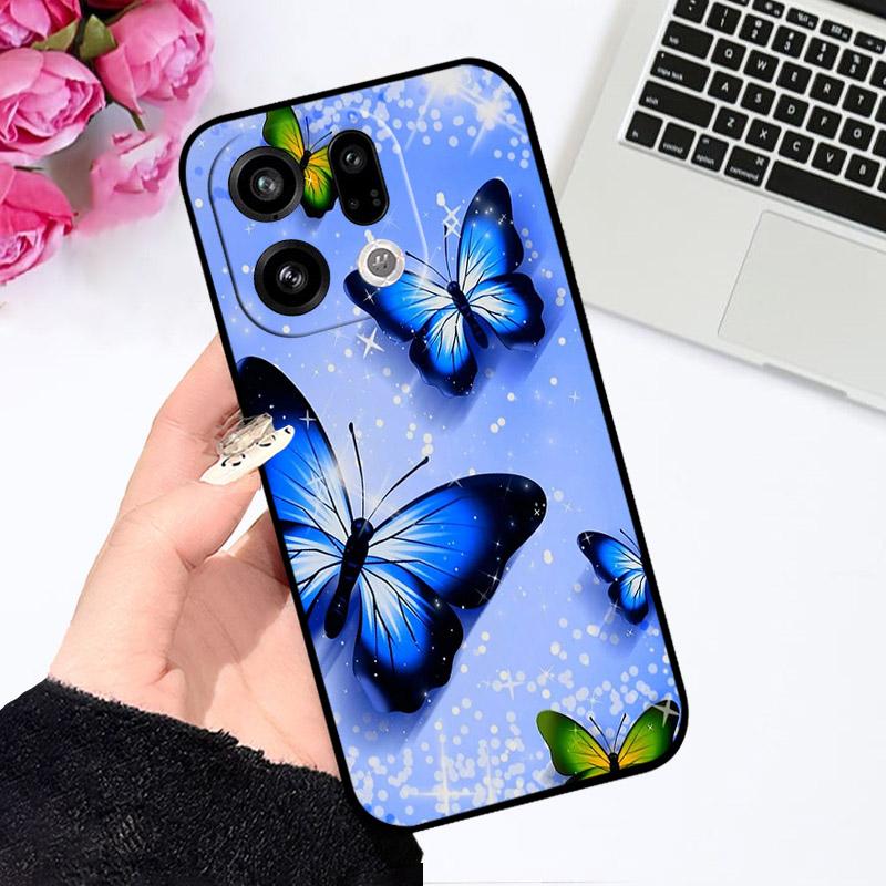 Чехол для Oppo Find X9 Pro FindX9 PLJ110 Мягкий ТПУ Силиконовый Чехол для Телефона Для OPPO Find X9Pro X 9 Pro Защитная Задняя Крышка Мультяшный