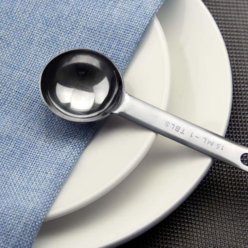 AOOSY Measuring Spoons, Set of 6, 18-8 Stainless Steel, Imported from Europe and the US, One-Piece Measuring Spoon, Family-Use, Tablespoon and Teaspoo