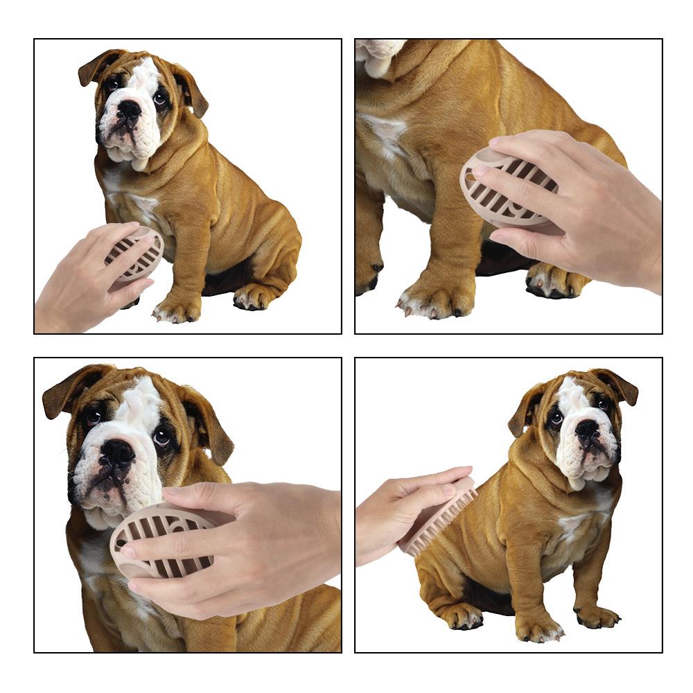 Brush Tools Dog Cat Soft Gentle Silicone Bristles Wash Tools Pet Washer Quickly Cleaning Brush Comb Cleaner Puppy Massage Brush