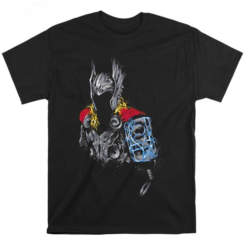 Authentic 2026 New Edition Thor Comic Print LargeSized Unisexs ShortSleeved LooseFitting RoundNeck TShirt