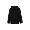 Puma Classics Oversized Embroidered Logo Drawstring Hoodie Women Tops Black 535320-01
