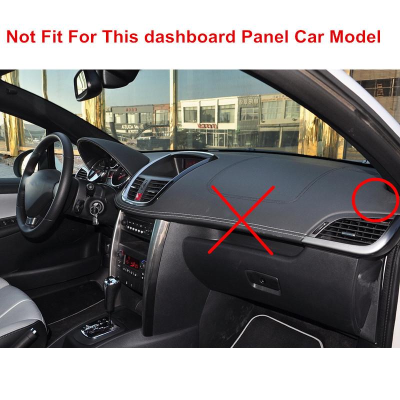 Для Peugeot 206+ 207 2006 2007 2008 2009-2012 2011 2012 2013 2014 Автомобильный коврик на панель приборов, защитный коврик от солнца, ковровые аксессуары