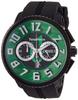 Часы Gulliver Round Chronograph Gulliver Round Chronograph Зеленый циферблат Нержавеющая сталь Минеральное стекло Кварцевые часы 51MM TG460010S Черные [Tendence]