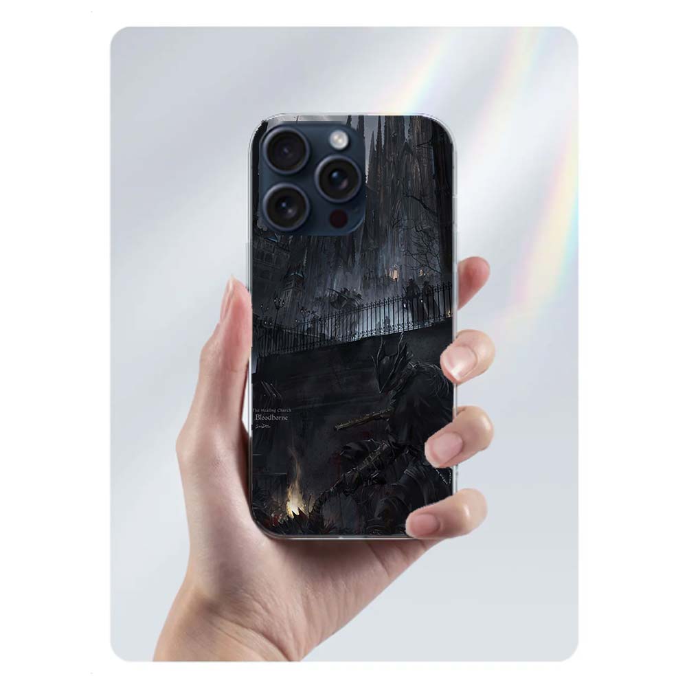 Game Bloodborne Capa Phone Case For Iphone 17 Air 16 Pro Max 15 12 Pro 14 Plus 17E 16E 11 13 Mini Cover Cases Fundas Cell Clear