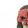 PU Foaming Halloween Mask Half Face Skeleton Mask Funny Halloween Skull Mask  Women
