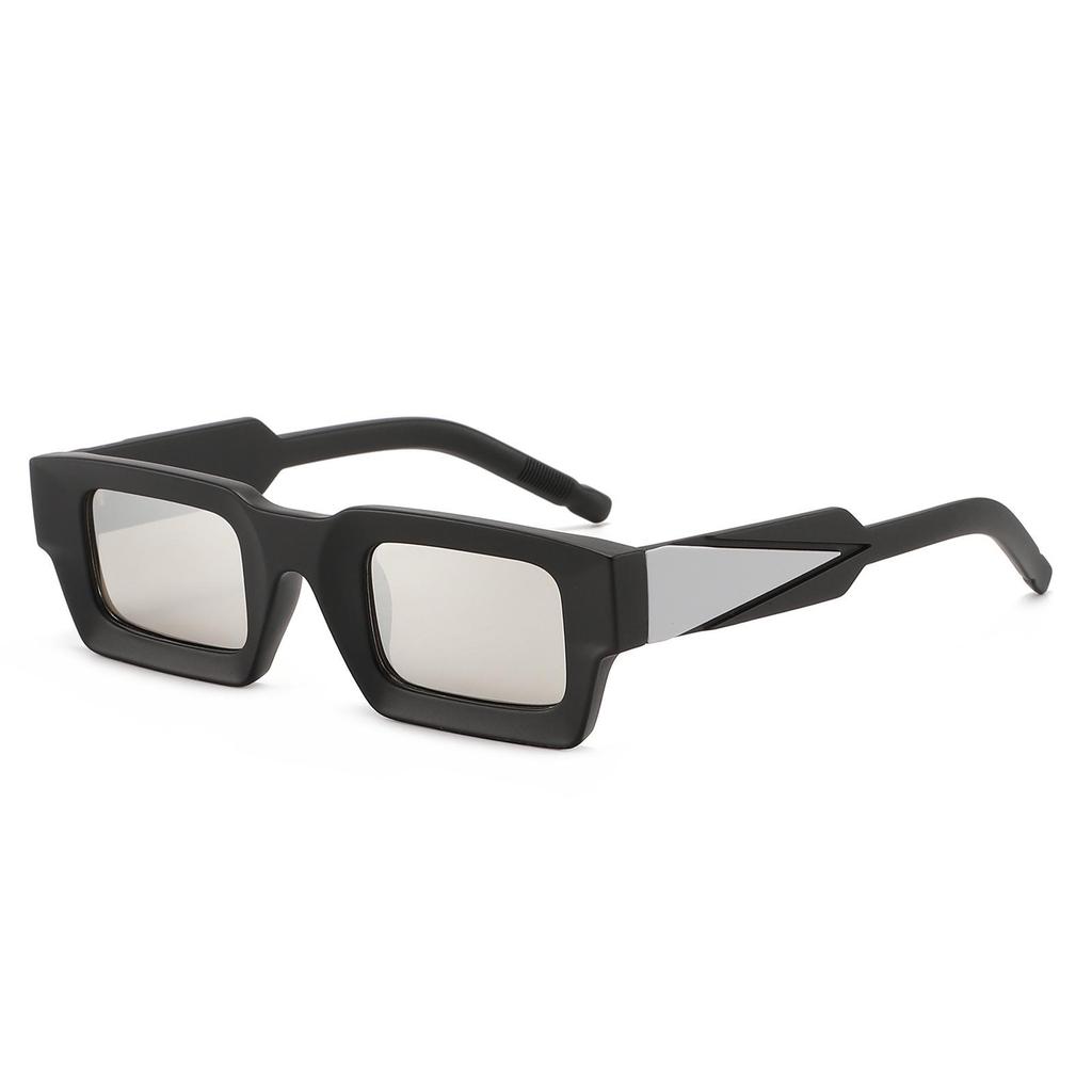 Ретро Квадратные Солнцезащитные Очки для Женщин - Маленькая Оправа, Цветные Зеркальные Линзы, Универсальный Европейский и Американский Уличный Стиль