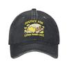 Unisex Women AfroUnisex Justice for Lemon Pound Cake Printed Hat Fashion Distressed Cotton  Baseball Cap Adjustable