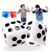 Inflatable Multi Color Blow-Up Big Dice Toy Stage Prop Group Game Tool Casino Poker Party Decorations Pool Beach Toy
