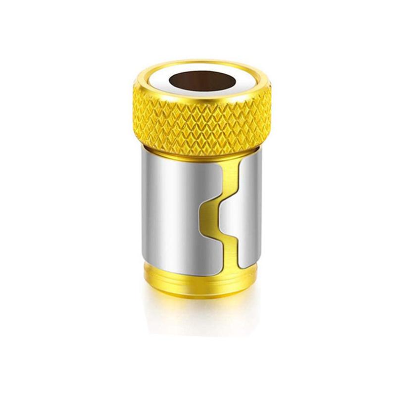 Универсальный магнитный держатель бит для отвертки 1/4 дюйма, кольцевой адаптер для сверл с хвостовиком 6,35 мм, аксессуары для инструмента с защитой от коррозии