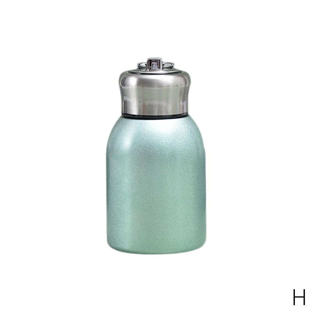 Портативная кружка-термос с большим животом 300 мл, компактная кружка, герметичная, однотонная, дорожный термос, кружка-термос, бутылка для воды