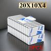 20x10x4-5 мм Супермощный Блок Неодимовый Магнит С двусторонним клеем Магнит N35 Сильный Постоянный Магнитный imanes