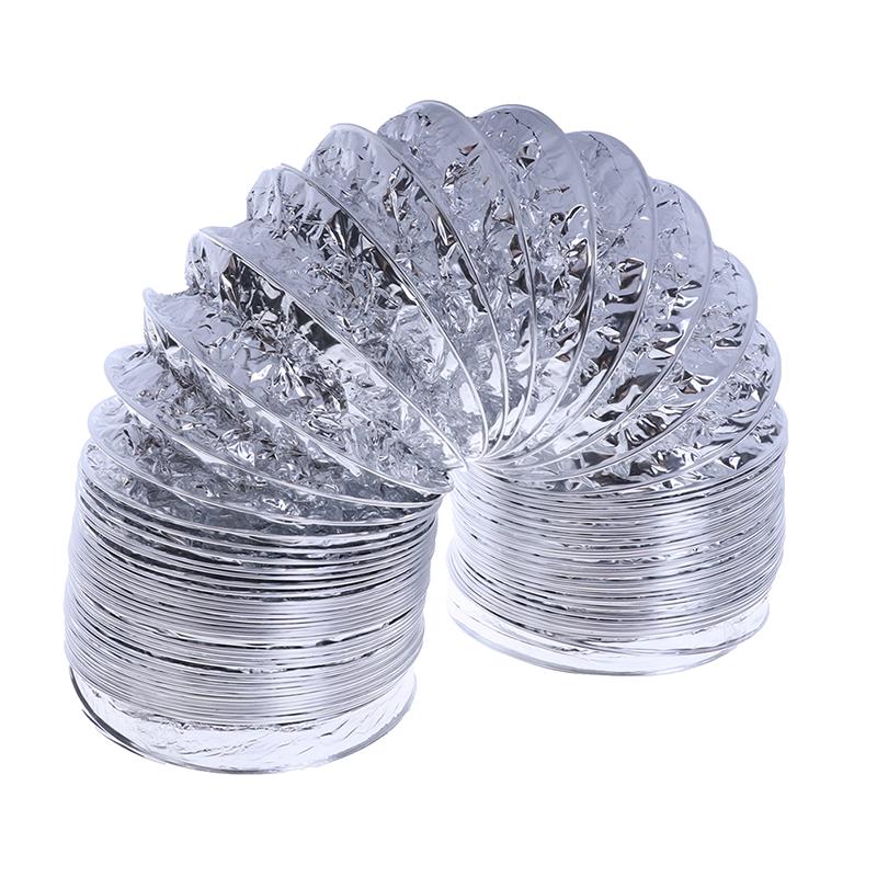 4-дюймовая алюминиевая вентиляционная труба, вентиляционный шланг, гибкий вытяжной воздуховод 1,5 м