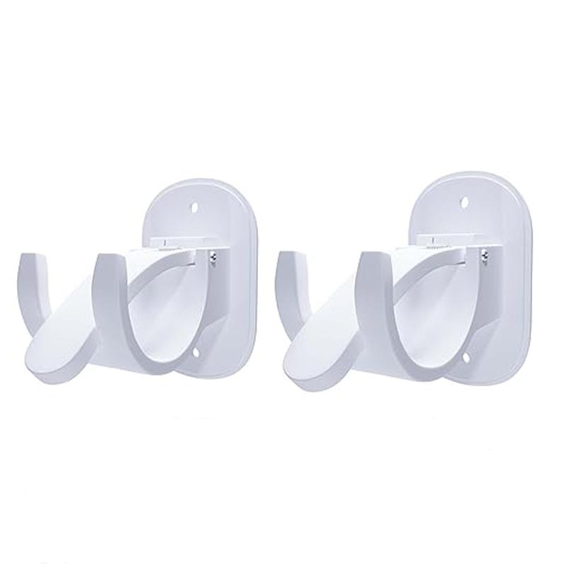 2 шт. кронштейны для карнизов без сверления, держатели для карнизов, самоклеящиеся крючки для карнизов, регулируемые вешалки для штор без гвоздей