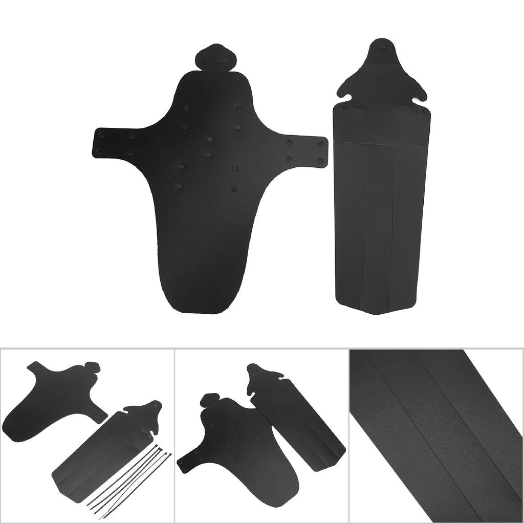 Пластиковые брызговики для шоссейного горного велосипеда, крылья для переднего и заднего колеса (Без логотипа)