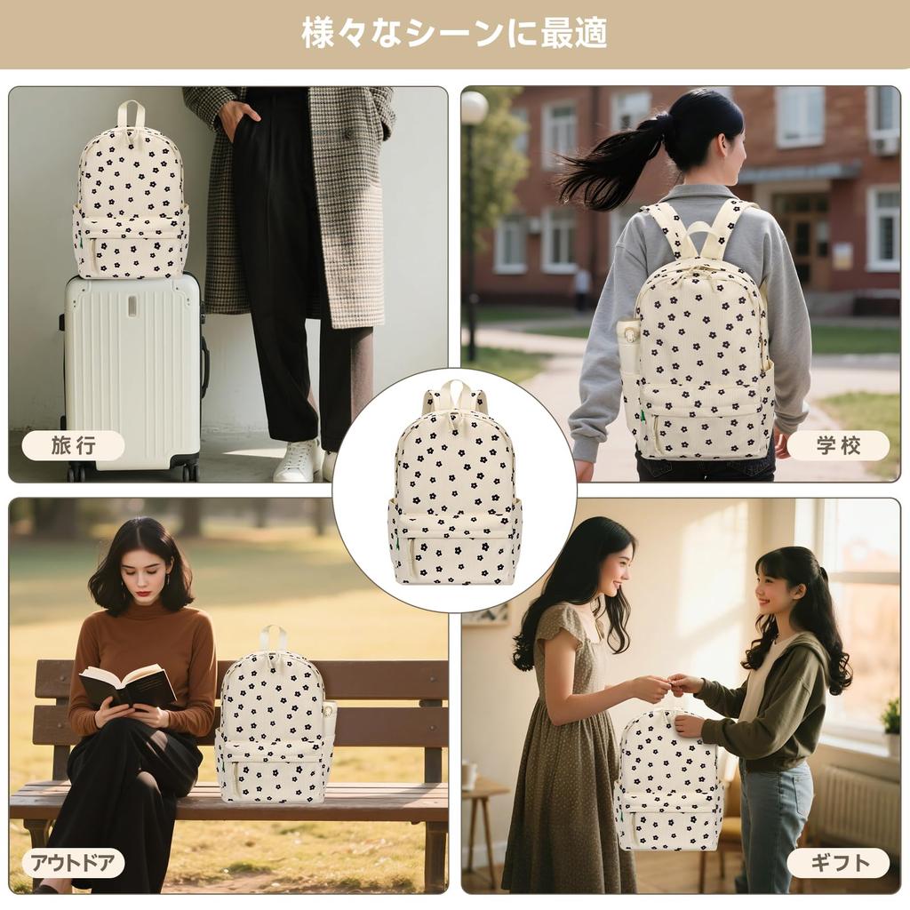 Shukiku Backpack for Elementary School Lightweight Laptop Commuter Lightweight Large Backpack for High School and Leisure Students, Bag, Women's Bag,