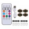 Универсальный беспроводной RGB LED стробоскоп для мотоцикла, водонепроницаемый, с пультом дистанционного управления, для мотоциклов, самолетов, предупреждающие огни