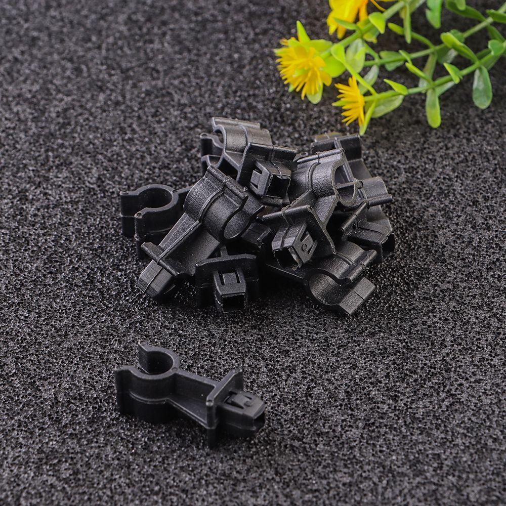 10pcs Durable Car Parts Holder Prod Rod Clamp 65722EB300 Hood Bonnet Support Clip Black Retainer