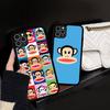 Модный Чехол для Телефона с Логотипом P-Paul F-Frank Для IPhone 16 Pro Max 15 14 Plus 14 13 12 11 17 PC+TPU Чехлы Задняя Крышка