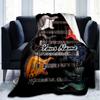 1PC Custom Name Guitar Collection Artwork outdooor Flannel blankets Patterns Throw Blanket All-Season Soft Gift for Couch, Bed, Camping gifts