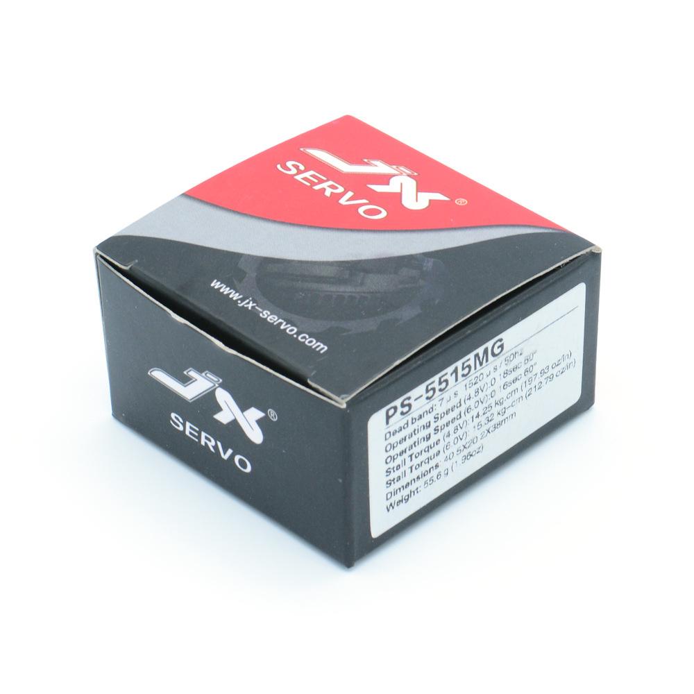 JX Servo PS-5515MG 15KG High Precision Steering Metal Gear Analog Standard Servo For 1:8/1:10 RC Car Airplane Parts