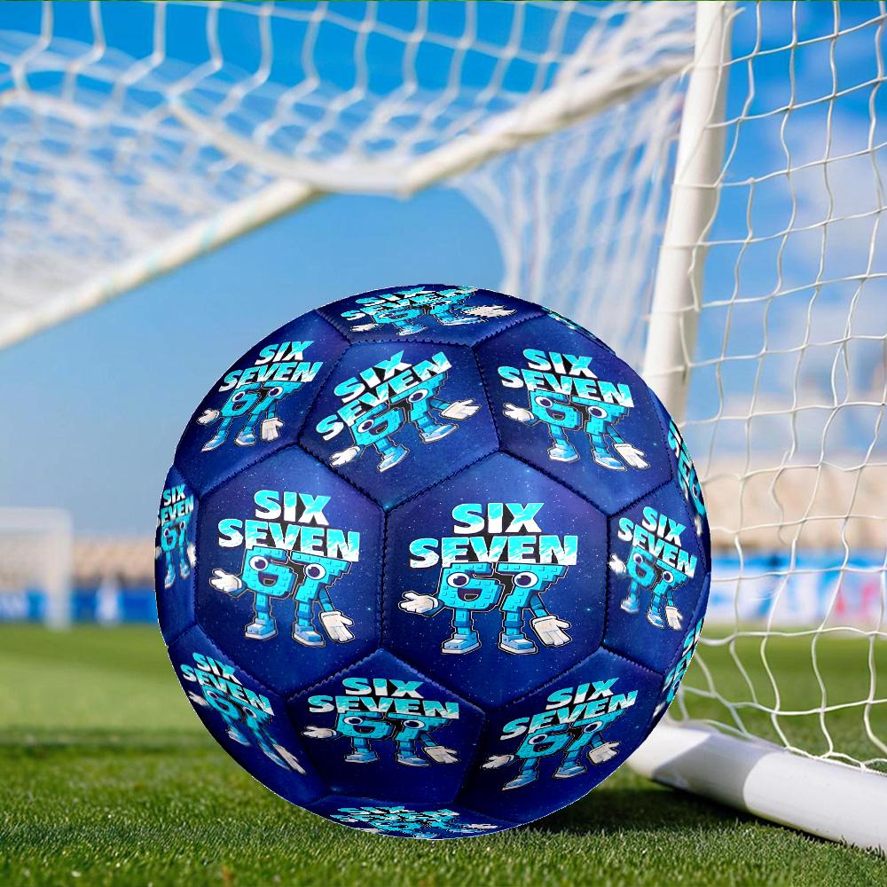Adventure Energy Number 67 Size 5 Soccer Ball, Suitable for Training and Matches, High-Elasticity, Wear-Resistant Material Gift for Fan