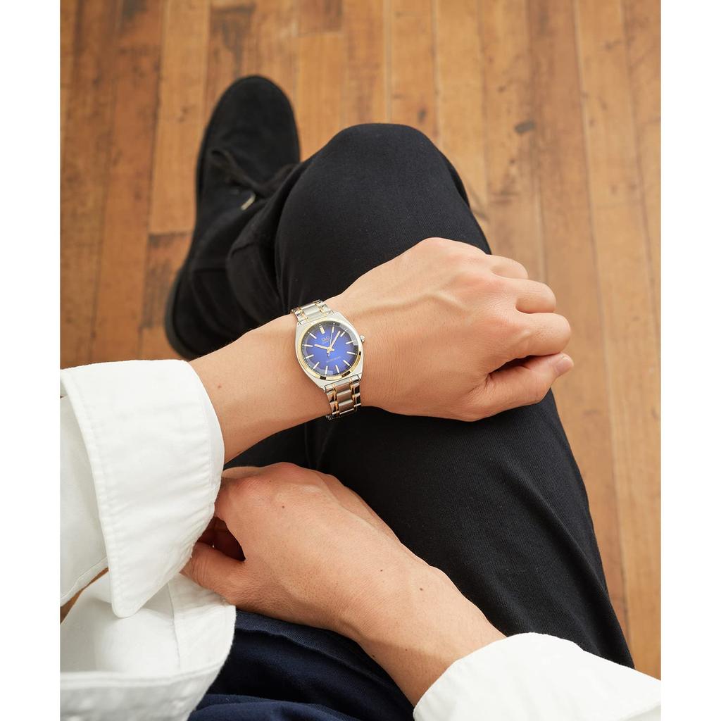 Часы мужские Cue & Cue Classic QB78-412 серебристые