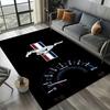 3D F-Ford Mustang Гоночный автомобиль Мотоцикл Ковер Коврик для гостиной Спальни Дома Декорация для дивана, Детский коврик Нескользящий напольный коврик