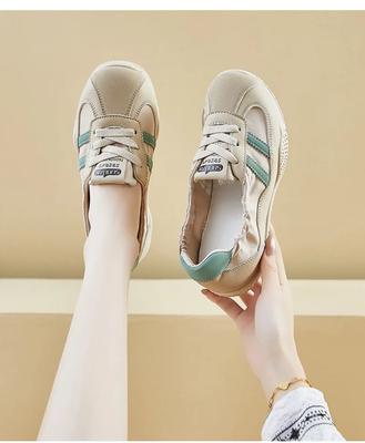 Мода 2025 Весна Новые Студенческие Беговые Спортивные Повседневные Дышащие Туфли Женские Трендовые Туфли