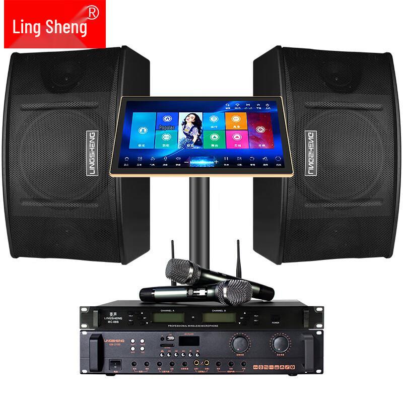 LINGSHENG Home Theater KTV System with Integrated Amplifier