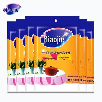 Miaojie Утолщенная одноразовая пластиковая скатерть