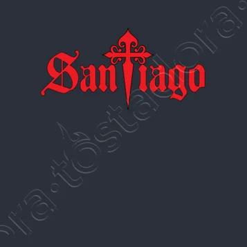 Santiago Cross TShirt Short Sleeve Casual 100 Cotton ONeck Summer Mens Tshirt Size S3XL