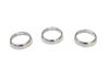 LAILE Rail Air Conditioning Dial Ring Set of 3 / Silver Toyota GR86 ZN8, Subaru BRZ ZD8