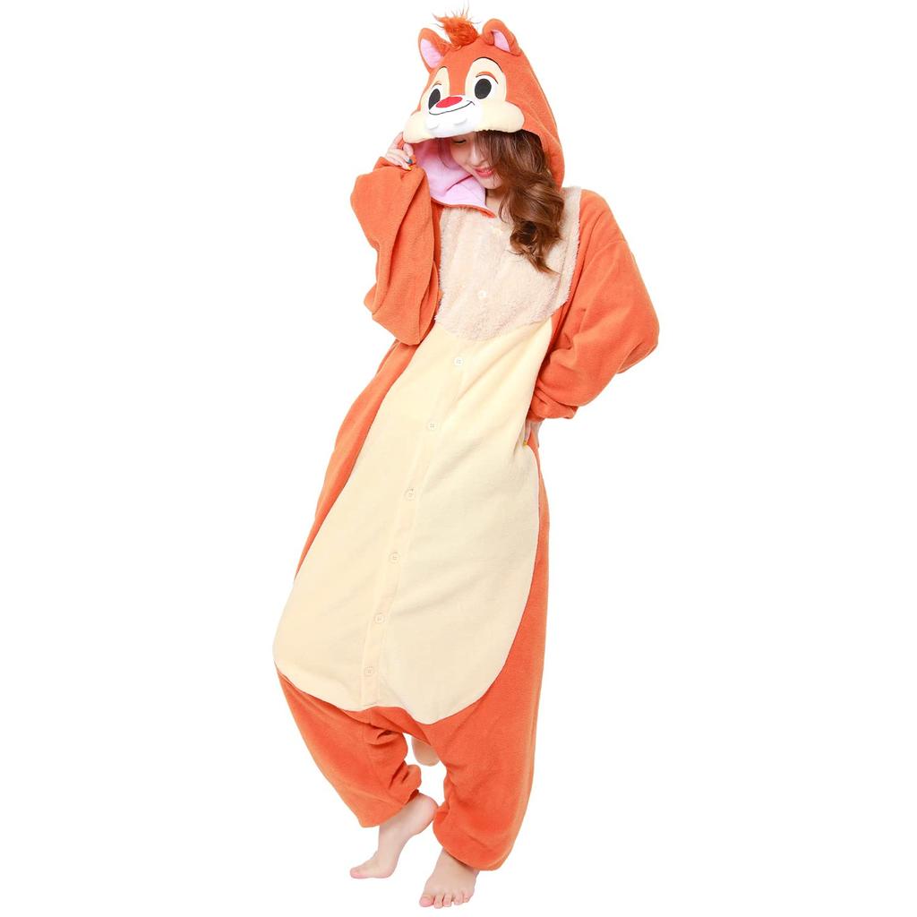 Kigurumi из флиса с персонажем SAZAC, размер подходит для Диснеевского Дейла (Один Все) -