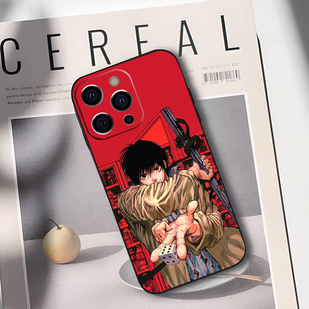 Чехол для телефона S-Sakamoto Anime D-Days для iPhone 17,16,15,14,13,12,11 Plus,Pro Max,XS, Мягкий силиконовый черный чехол