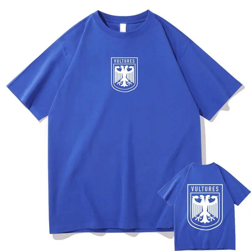 Рэпер Канье Уэст Vultures Новый музыкальный альбом принт футболка унисекс унисекс хип-хоп большой размер короткий рукав унисекс мода повседневные футболки унисекс