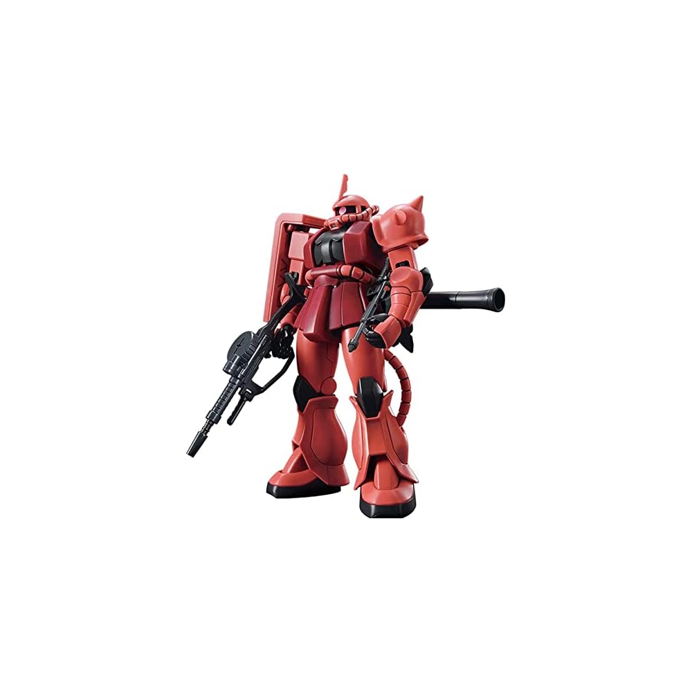 Bandai Spirits HGUC Мобильный доспех Гандам Заку II Чара 1/144 Масштаб Пластиковая модель-конструктор с цветовой кодировкой