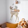 Cartoon Animal Sika Deer Fox Rabbit Room Background Decorative Wall Stickers Room Decoration