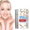 Vitamin C Eye Cream To Lighten Dark Circles Fine Lines and Eye Bags Rolling Ball Massage VC Brightening and Firming Eye Cream