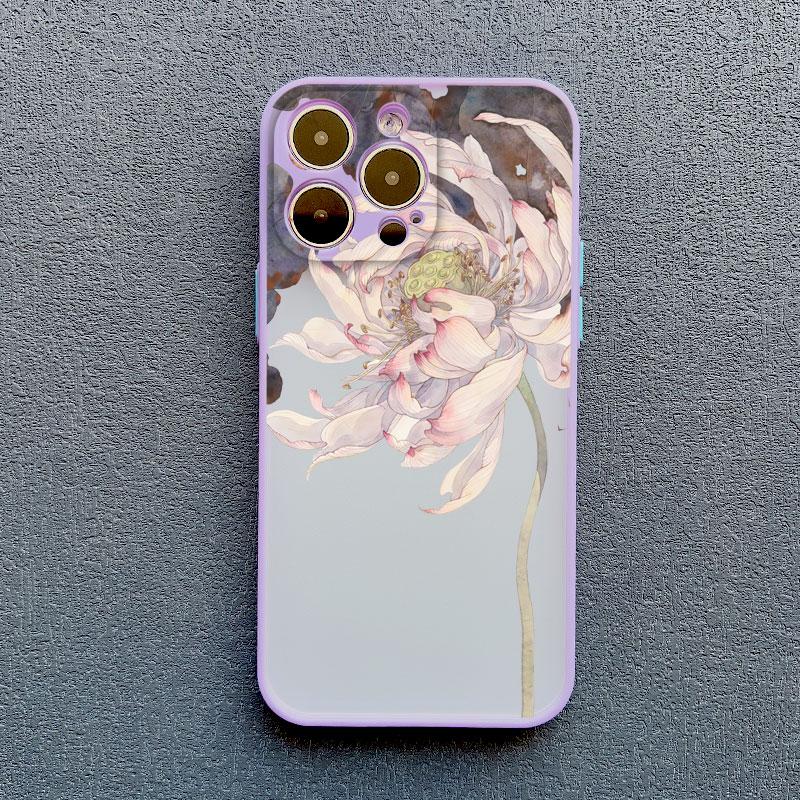 Винтажный Цветочный Чехол Для Телефона Для iPhone 12 11 13 Pro Max Mini 16 15 14 Pro Max X XR XS 8 7 14 15 Plus SE Бабочка Растение Задняя Крышка