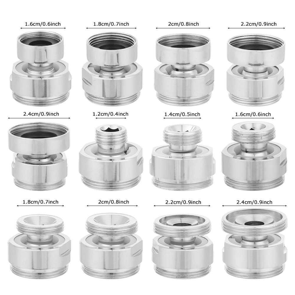 Garden Hose Swivel Aerator Adapter Faucet Adapter 360 Degree Adjustable Tap Aerator Connector