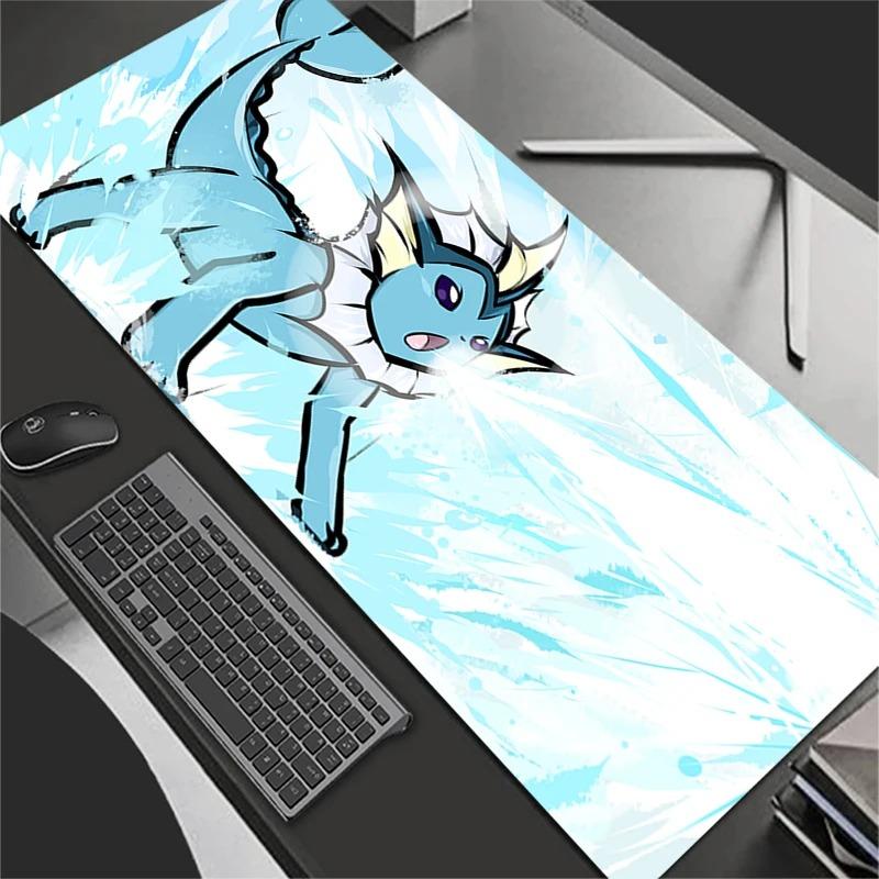 Mouse Pad PPokemons Eevee Kawaii Gaming Accessories Notbook Computer Speed Mini Pc Gamer Keyboard Desk Mat Mousepad