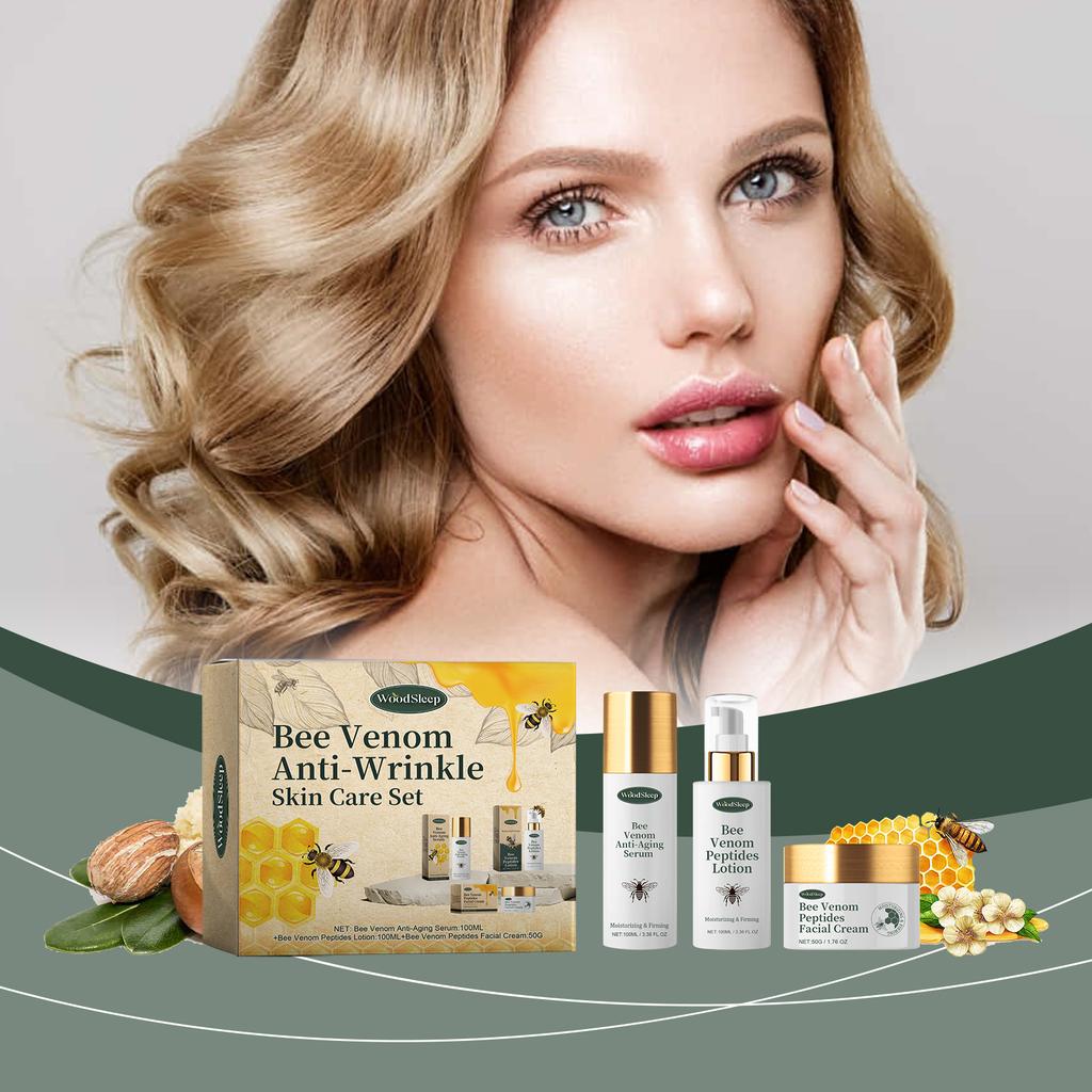 WOODSLEEP Skincare Set Moisturizing and Hydrating Essence Cream for Soft Skin Refreshing and Nourishing Skincare Set