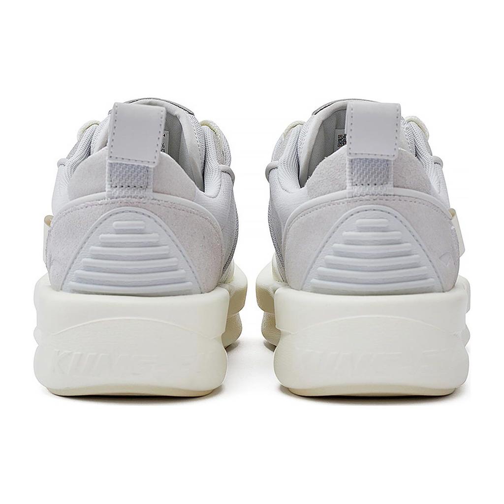 Li Ning X Jackie Chan Collaboration Kung Fu Series Non-Slip Wear-Resistant Low-Top Skate Shoes Unisex Skate Shoes Chuan-Stone-Gray AZGT059-4