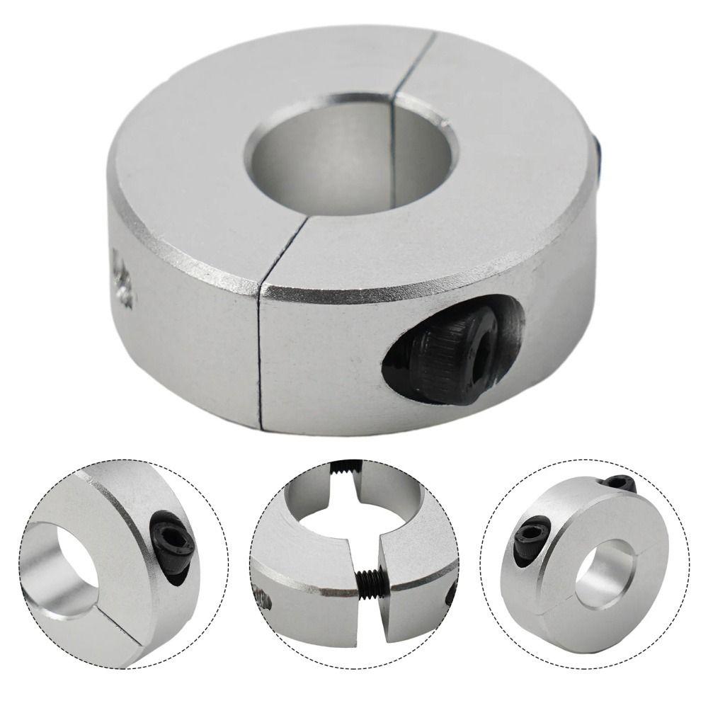 1Pcs Aluminum Alloy Fixed Locking Limit Ring Double Split Clamp-Type Collar New Shaft Collar