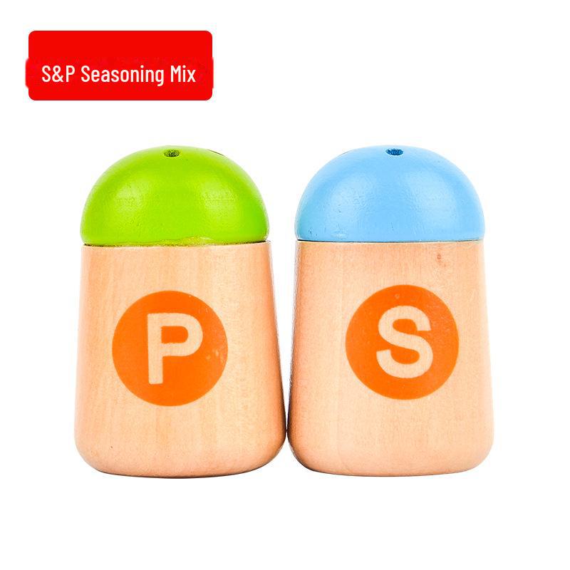 Игровой деревянный кухонный набор Yiwang включает в себя сковороду и кастрюлю для приготовления еды Qieqi Le.